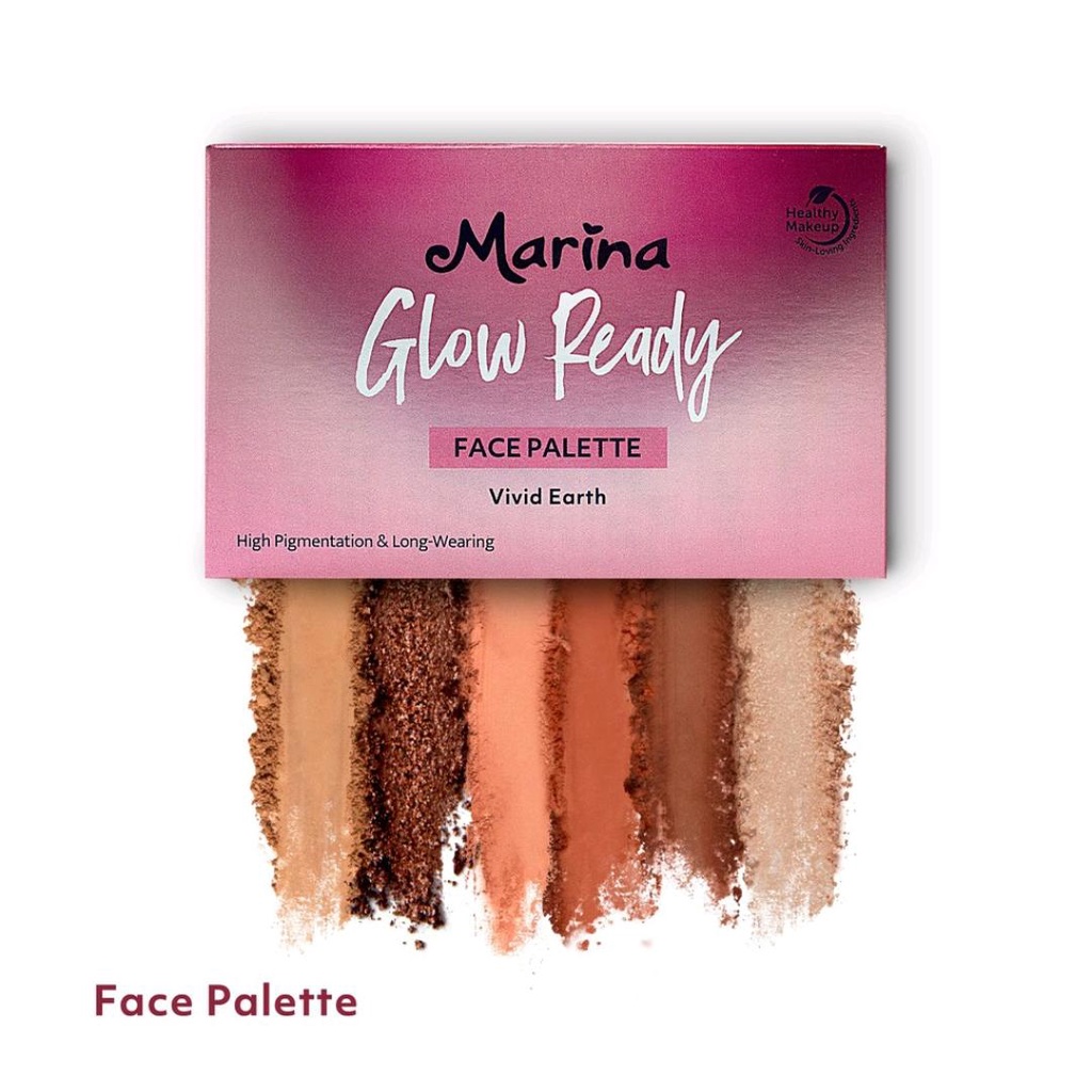 Marina Glow Ready Face Palette Vivid Earth