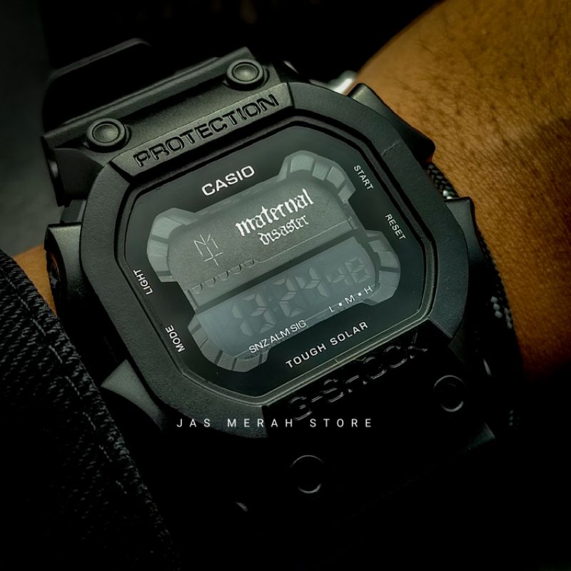 Jam Tangan Pria G Shock Kingkong X Maternal Ds Custom Full Black Include Bonus