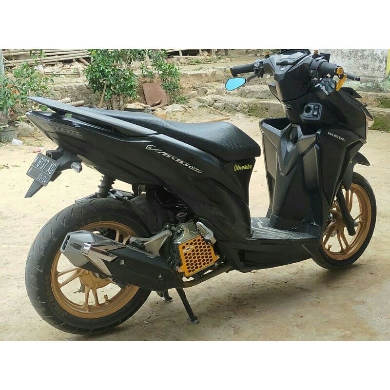 Tutup cover radiator variasi full cnc free baut vario125-150 adv pcx dll
