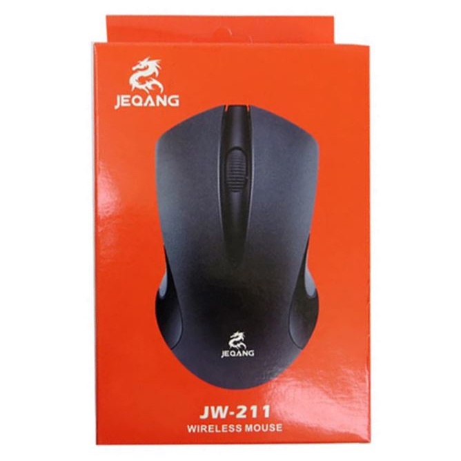 Mouse wireless jeqang usb 2.4ghz optical 1600dpi clicky for laptop pc office gaming jw211 jw-211