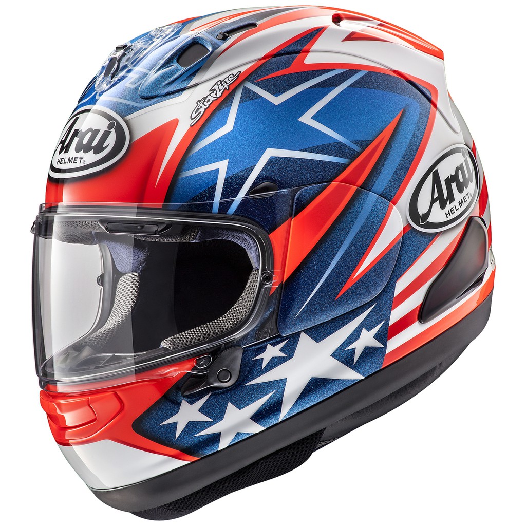 Helm Arai RX7X Hayden SB Full Face - Blue Red White | Shopee Indonesia