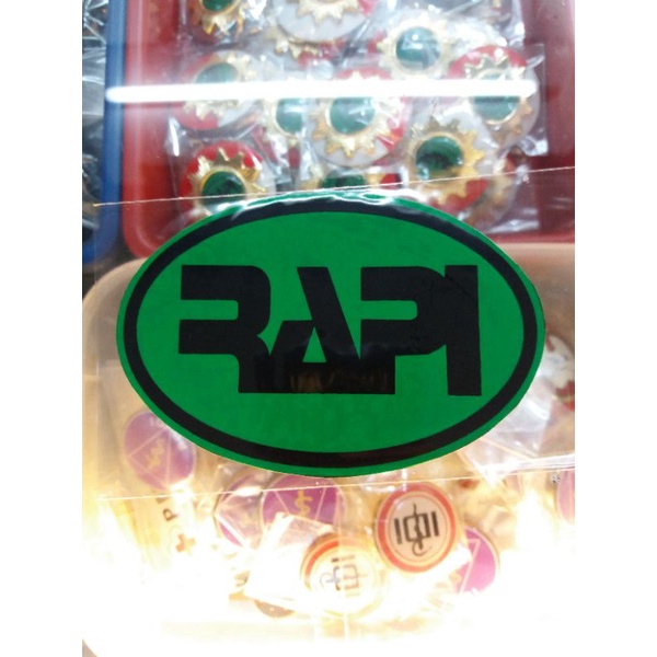 

STIKER RAPI logo oval