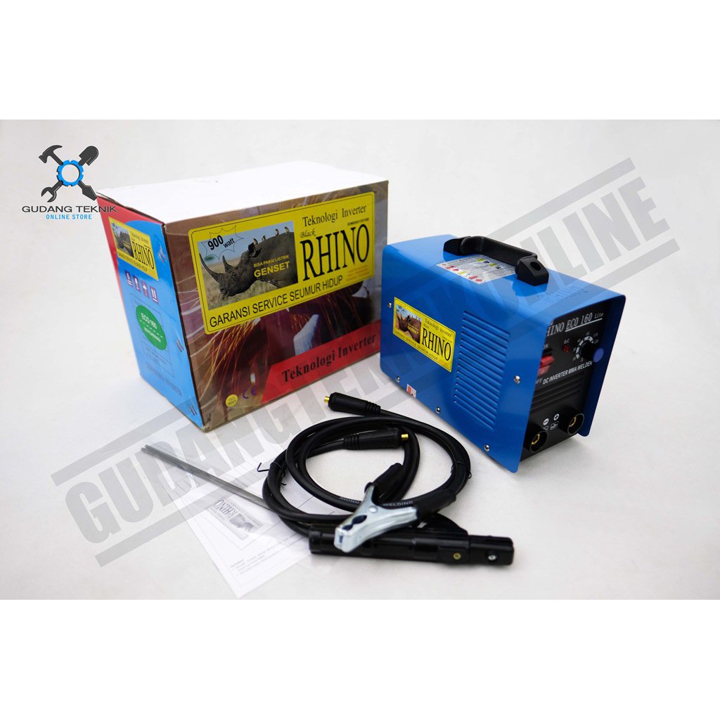 Mesin Las RHINO MMA 160A / Trafo Las Rhino ECO 160 A Inverter Rhino 160e