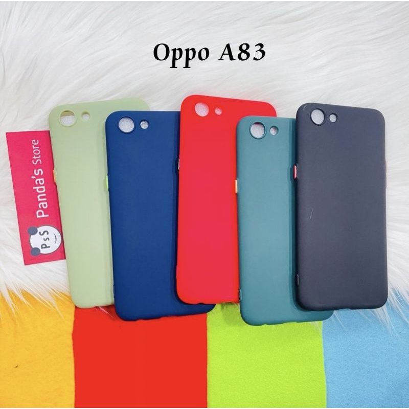 Case Oppo A83 Babycase + Pelindung Kamera, Makaron Full Color (PsS)