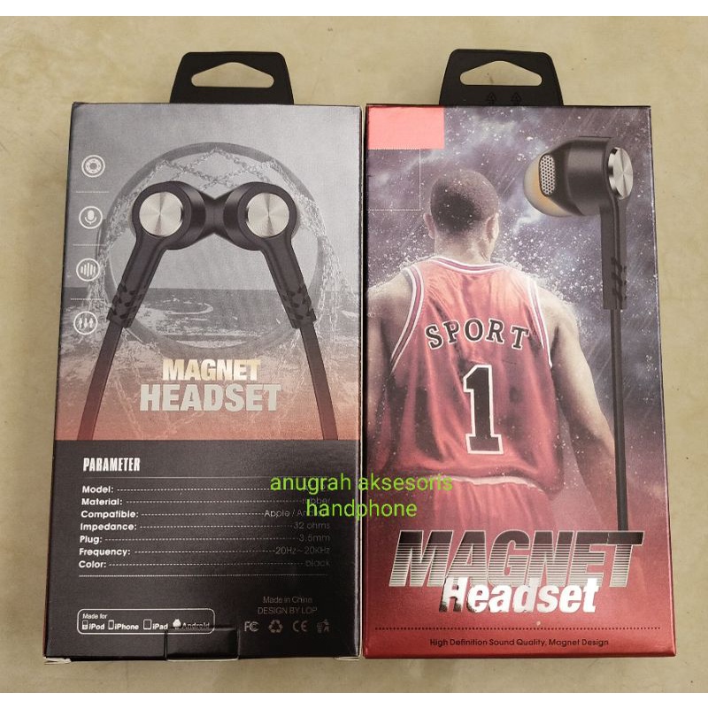 Headset magnet JBL AT-127