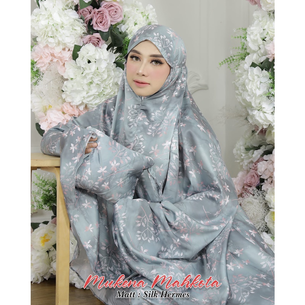 Mukena mahkota kembang  premium