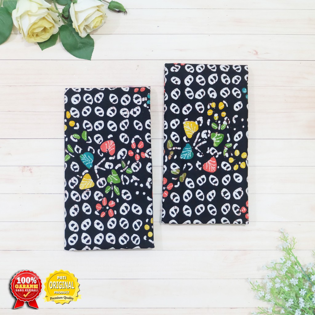KAIN BATIK TULIS ASLI KATUN BAHAN BATIK BAKARAN WANITA PRIA PREMIUM COUPLE SERAGAM KAWUNG FLAMBOYAN