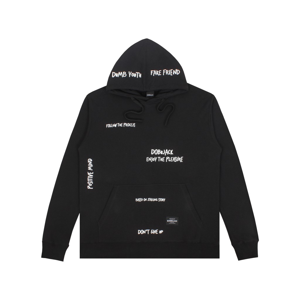 

Dobujack Word Black Hoodie