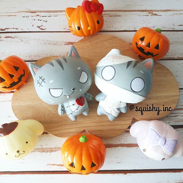 Promo Squishy Inc - Cutie Creative Halloween Cat Mummy 619 (Aging Cracks)