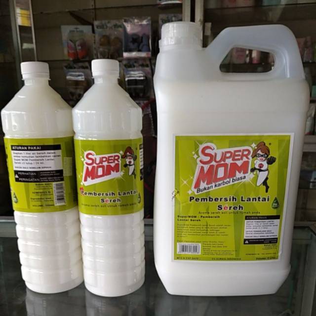 Karbol sere super mom 1500ml kemasan botol PENGUSIR NYAMUK KECOA