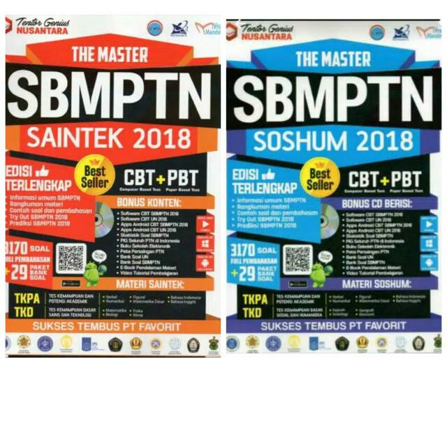 Cuci Gudang The Master Sbmptn Saintek Dan Soshum 2018 Shopee