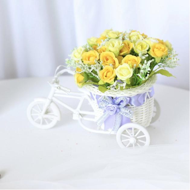 Lagi Ramai Bunga hias Buket Pajangan Sepeda Dekorasi