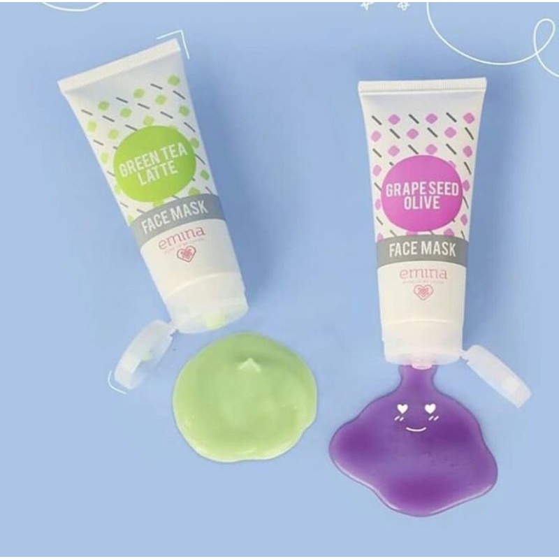 [Original] Emina Face Mask 60ml Grape Seed Olive