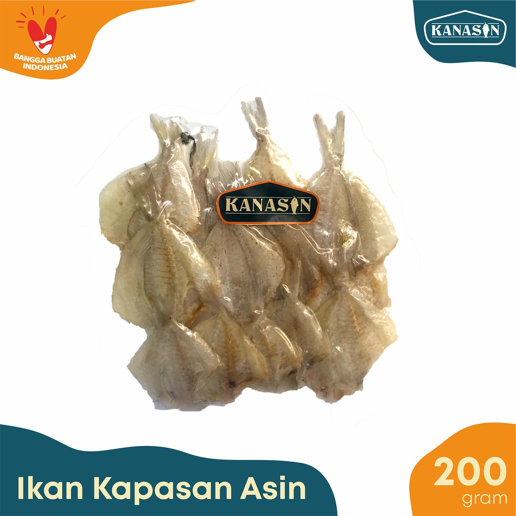 

KANASIN Ikan Kapasan Asin - 200 gram