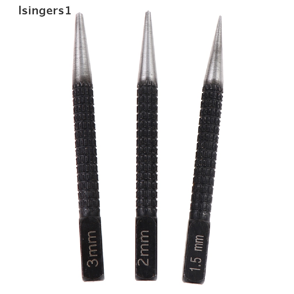 (lsingers1) 3pcs / Set Mata Bor Pembuat Lubang Anti Slip Bahan Alloy Steel 3 / 32 &quot;Untuk Kayu / Metal