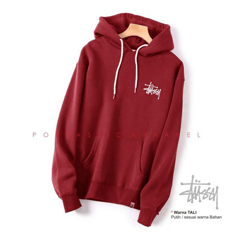 SWEATER HOODIE PRIA STUSSY SWEATER PREMIUM OVERSIZE/ HODIE TERLARIS DAN TERMURAH BAHAN KATUN TEBAL