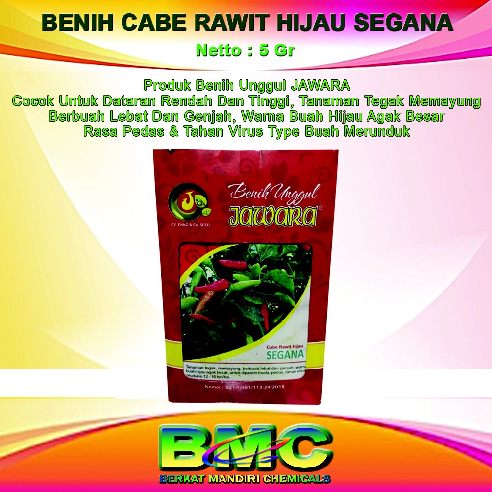 Benih Cabe Rawit Hijau SEGANA Benih Unggul Jawara