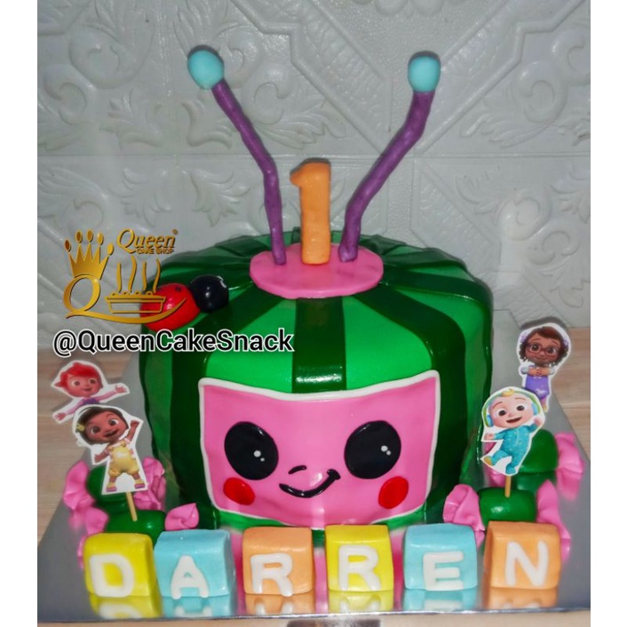 

Kue Ulang Tahun CocoMelon Coco Melon BSD Serpong Tangsel Tangerang Selatan