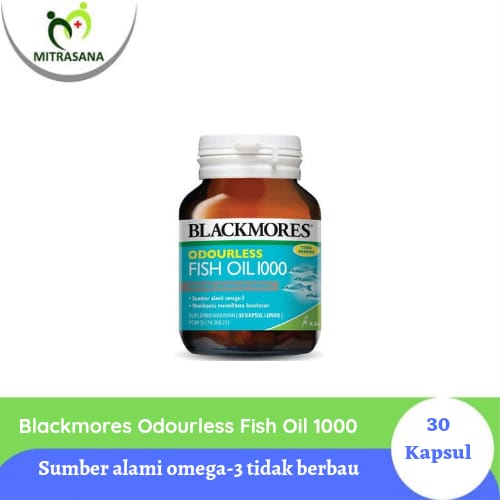 Blackmores Odourless Fish Oil 1000 30 Kapsul