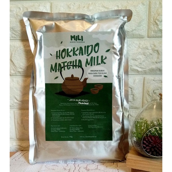 

BUBUK MINUMAN MILI RASA HOKKAIDO MATCHA MILK 1kg