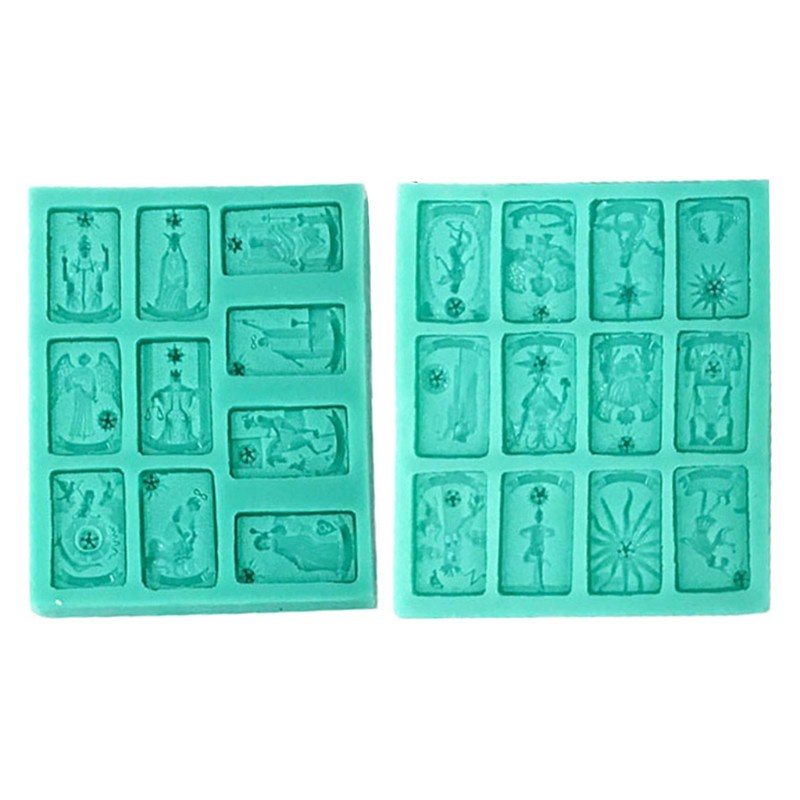 Glitter DIY Craft Card Necklace Epoxy Resin Mold Earrings Pendant Casting Silicone Mould