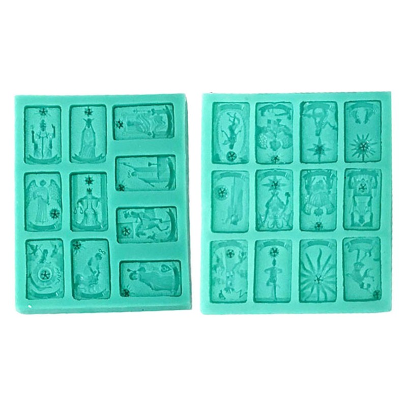 Glitter DIY Craft Card Necklace Epoxy Resin Mold Earrings Pendant Casting Silicone Mould