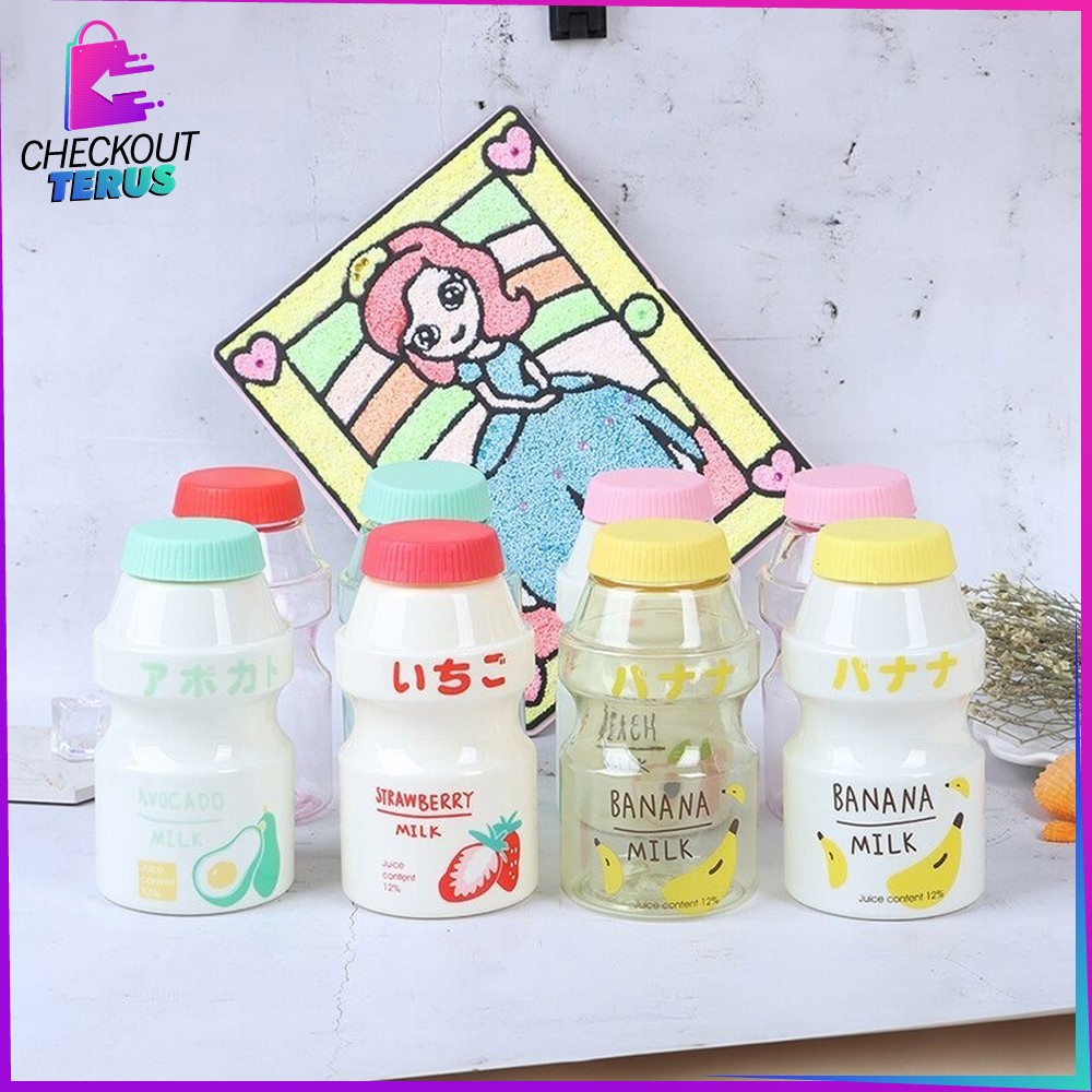 CT C306 Botol Air Minum Unik Tempat Minum Anak Fruity Botol Minum ALA KOREA Botol Minum Anak 480ml Botol Minum Anak Lucu