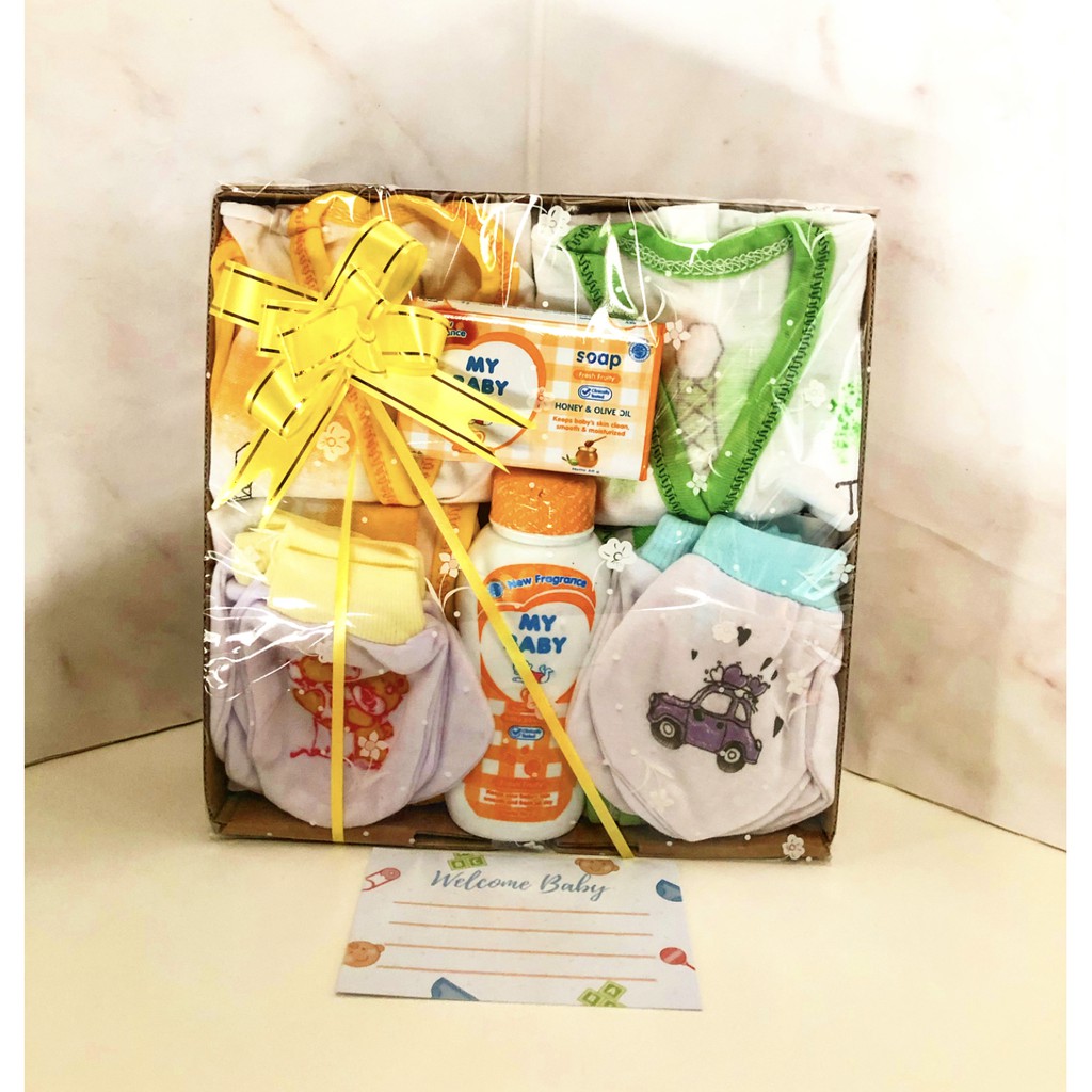 [SET 01]Hampers bayi/baby hampers baju bayi paket hampers parcel/parsel kado bayi lahiran murah