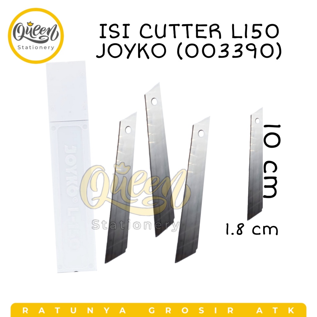 

(1 TUBE) ISI CUTTER L150 JOYKO / ISI PISAU CUTTER / REFILL CUTTER BESAR (003390)