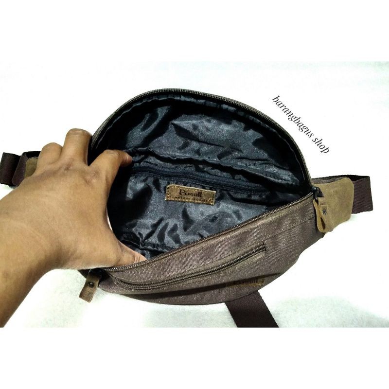 Tas pinggang waistbag waist bag Original pria Pusiill bahan cordura (kode 055) simpel model