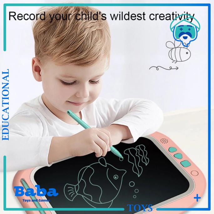 Mainan Anak Papan Tulis LCD Writing Tablet Board Multifungsi 12 inchi