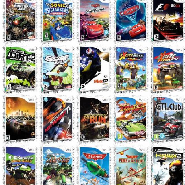 Kaset DVD Wii Games