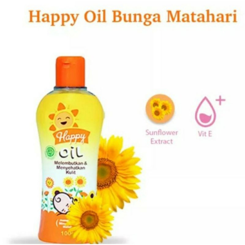 Happy Oil Bunga Matahari 100ml