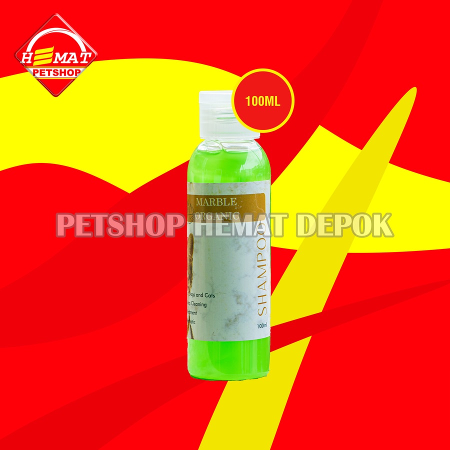 Shampoo Kucing anjing Sampo Hewan Marble Organic 100 ML