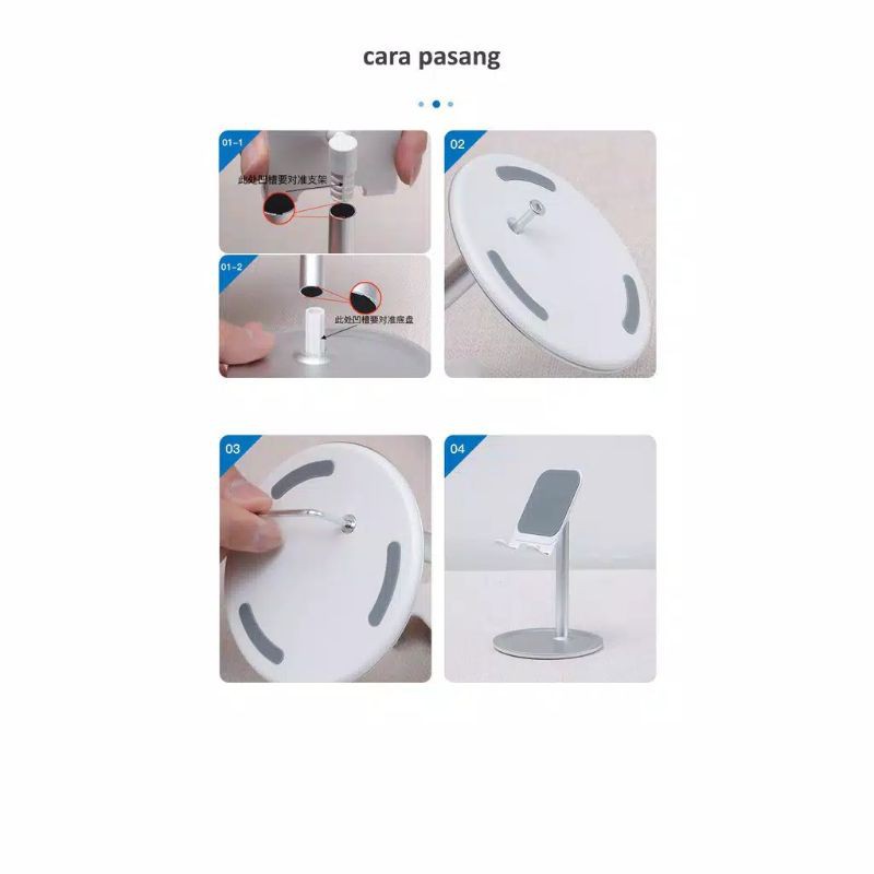 Stand Holder Handphone, Penyangga Hp Besi