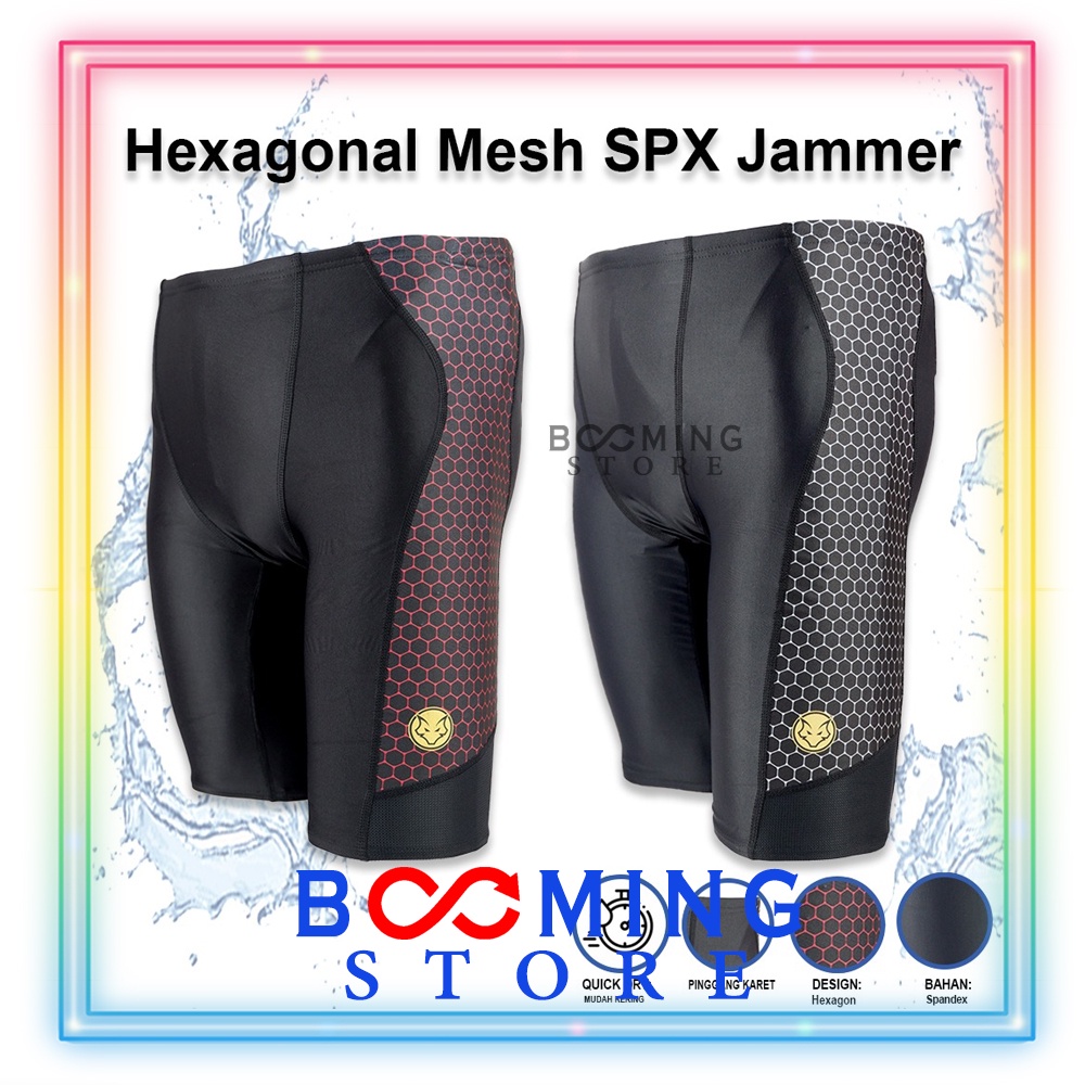 Celana Renang Dewasa/Celana Renang DICK WOLVES HEXAGONAL MESH SPX JAMMER
