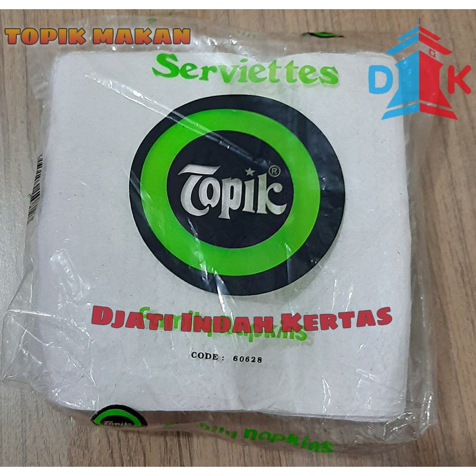 PALING BAIK!!! Tissue green/topik Makan isi 50 Sheet Tisue Tisu