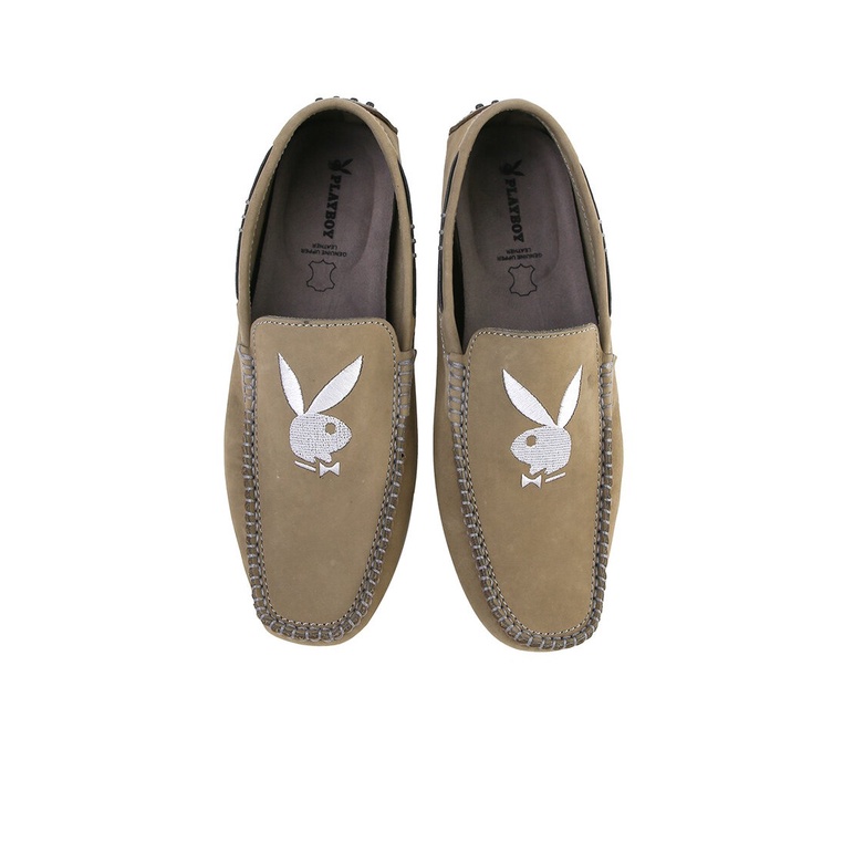 PL09 SEPATU PLAYBOY PRIA CASUAL SEMI FORMAL BRANDED ORIGINAL HIJAU