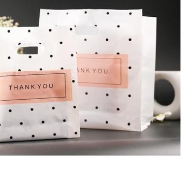 

☺ PAPER BAG THANK YOU TOTOL ISI 10 PC Plastik Kantong Model Jinjing ►