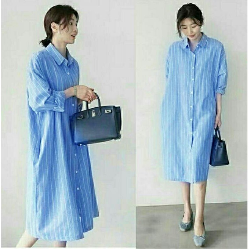 Atasan Top Long Tunik Katun Jepang 567 Mishil