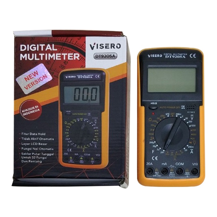 Jual MULTITESTER DIGITAL 9205A (NEW) Shopee Indonesia