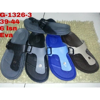  Sandal  jepit pria rubber leather mode glacio  Shopee 