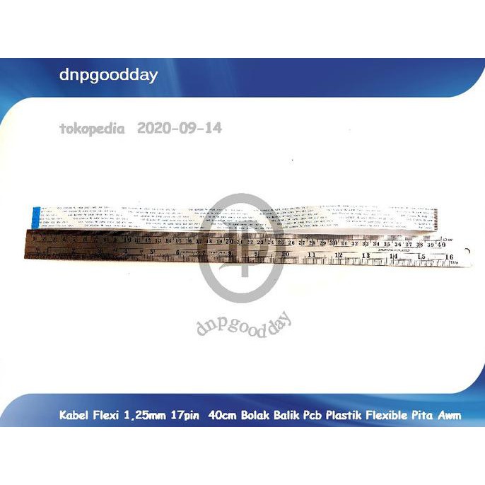

Kabel Flexi 1,25Mm 17Pin 40Cm Bolak Balik Pcb Plastik Flexible Pita A Dnpgood11 Dijamin