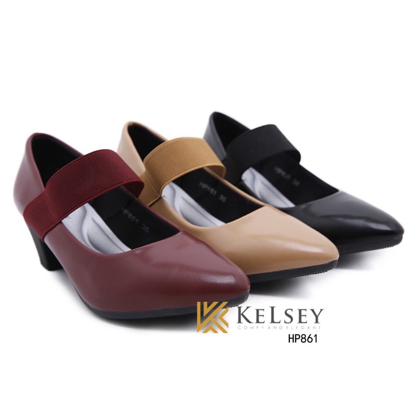 (GRATIS ALAS KAKI) RESTOCK!!  NICOLE SEPATU HEELS 6cm WANITA KELSEY HP861 SEPATU WANITA IMPORT