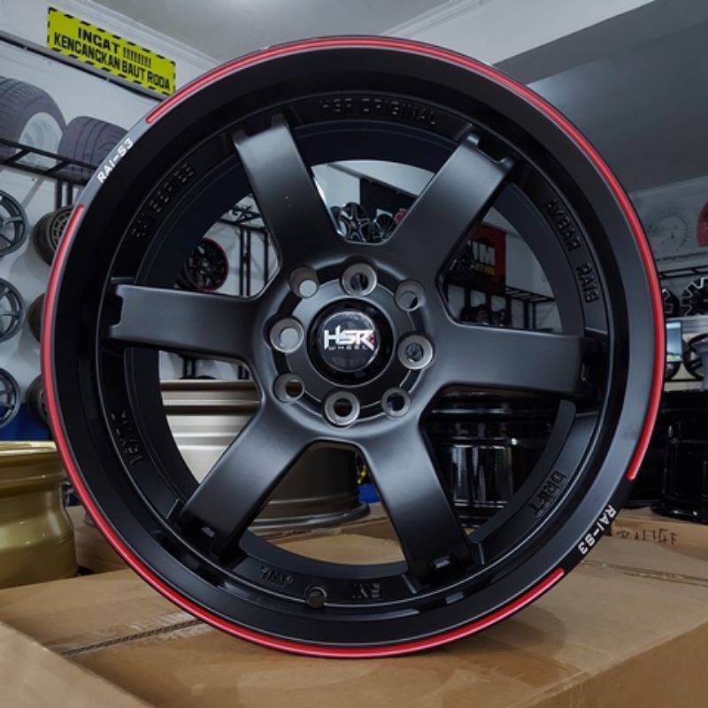 Promo Paket Velg HSR Wheel Ring 16 + Ban Accelera Forceum Zeetex Ukuran 195/50/ Ring 16