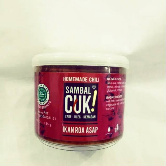 

Sambal cuk ikan roa asap