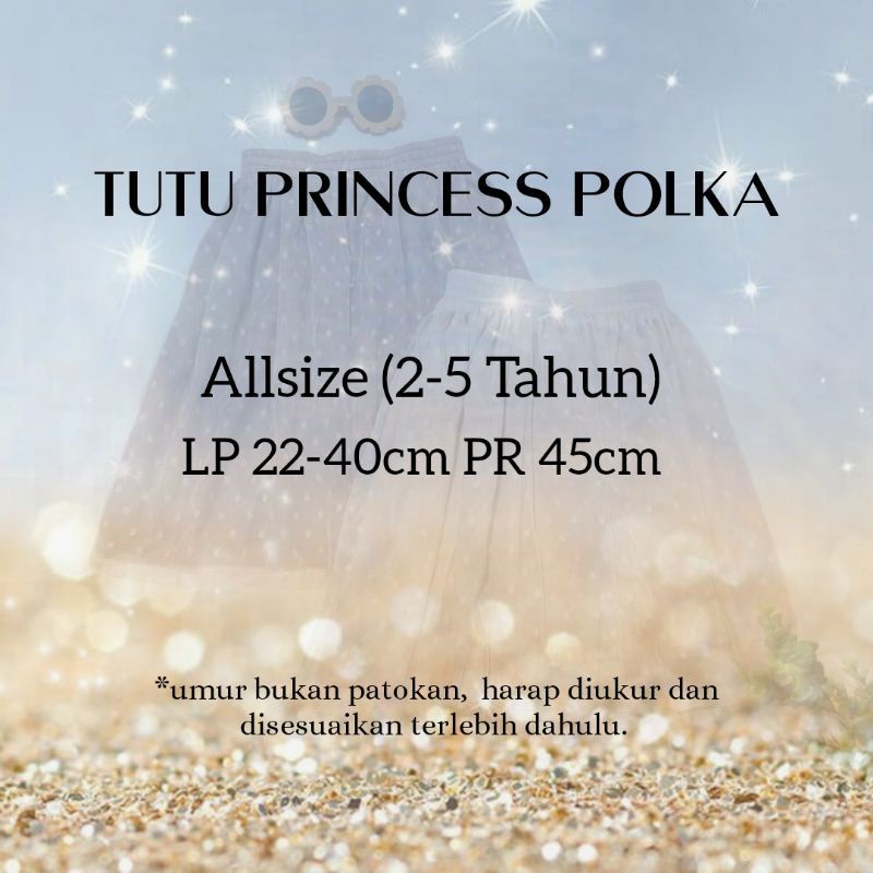 Rok Tutu Princess Anak Polka Doty Import Premium 6 bulan - 5 Tahun