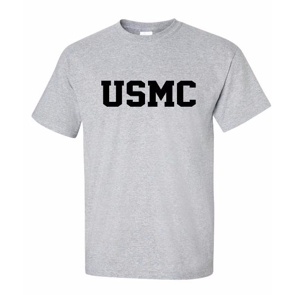 Tshirt / Kaos / Baju USMC GRAY LOGO