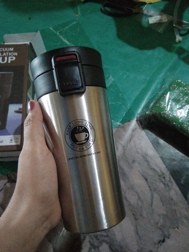 Makassar Termos Kopi / Travel Mug Tahan Panas  & Dingin Vacum  Coffe Cup Murah