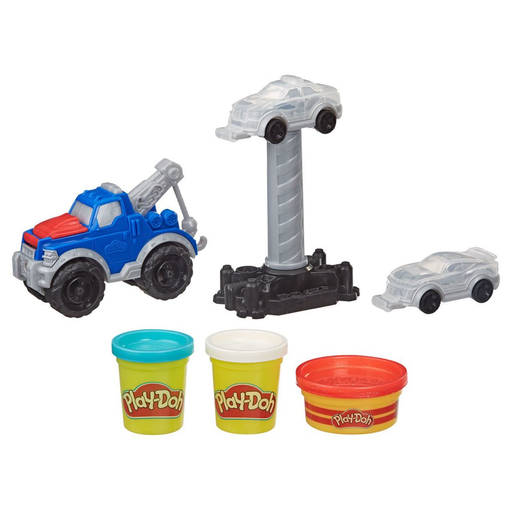 tow truck and car toy